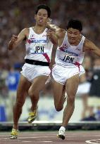 Ito hands off to Suetsugu as Japan advances in 4x100 relay